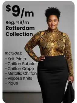 Fabricland Rotterdam Collection offer