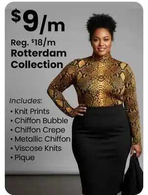 Fabricland Rotterdam Collection offer