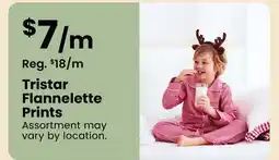 Fabricland Tristar Flannelette Prints offer