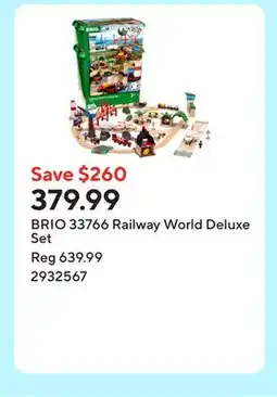 Staples BRIO 33766 Railway World Deluxe Set offer