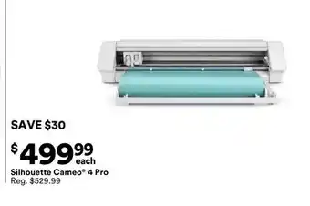 Michaels Silhouette Cameo 4 Pro offer