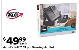 Michaels Artist's Loft 53 pc Drawing Art Set offer