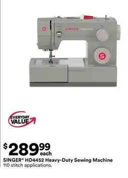 Michaels SINGER HD4452 Heavy-Duty Sewing machine offer