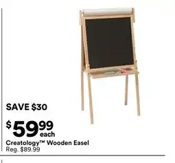 Michaels Creatology Wooden Easel offer