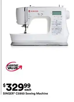 Michaels SINGER C5950 Sewing machine offer