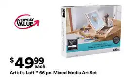 Michaels Artist's Loft 66 pc. mixed media Art Set offer