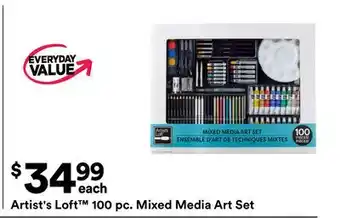 Michaels Artist's Loft 100 pc. mixed media Art Set offer