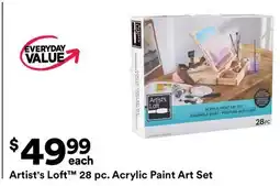 Michaels Artist's Loft 28 pc. Acrylic Paint Art Set offer