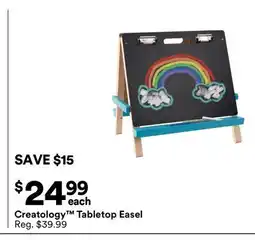 Michaels Creatology Tabletop Easel offer