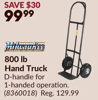 Princess Auto 800 lb Hand Truck offer