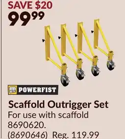 Princess Auto Scaffold Outrigger Set offer
