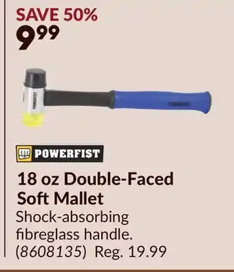 Princess Auto 18 oz Double-Faced SoftMallet offer