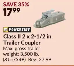 Princess Auto Class II 2 x 2-1/2 in. Trailer Coupler offer