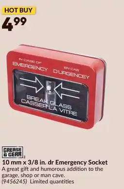 Princess Auto 10 mm x 3/8 in. dr Emergency Socket offer