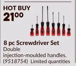 Princess Auto 8 pc Screwdriver Set offer