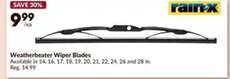 Princess Auto Weatherbeater Wiper Blades offer