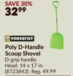 Princess Auto Poly D-Handle Scoop Shovel offer