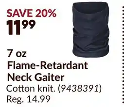 Princess Auto 7 oz Flame-Retardant Neck Gaiter offer