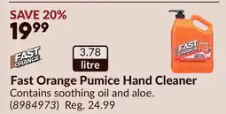 Princess Auto Fast Orange Pumice Hand Cleaner offer