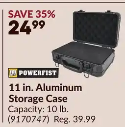 Princess Auto 11 in. Aluminum Storage Case offer