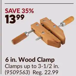 Princess Auto 6 in. Wood Clamp offer