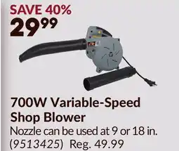 Princess Auto 700W Variable-Speed Shop Blower offer