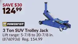 Princess Auto 3 Ton SUV Trolley Jack offer