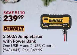 Princess Auto 2,500A Jump Starter with Power Bank offer