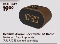 Princess Auto Bedside Alarm Clock with FM Radio offer
