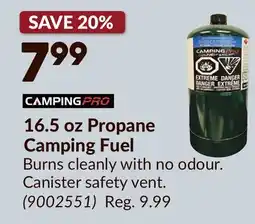 Princess Auto 16.5 oz Propane Camping Fuel offer