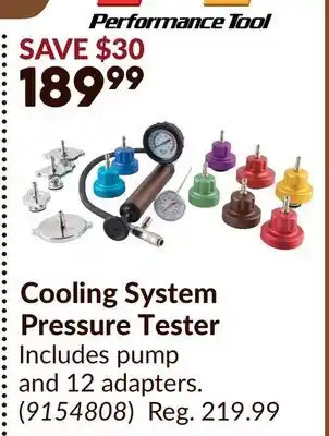 Princess Auto Cooling System Pressure Tester offer