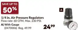 Princess Auto 1/4 in. Air Pressure Regulators With Gauge offer