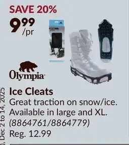 Princess Auto Ice Cleats offer