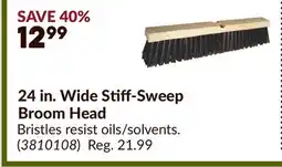 Princess Auto 24 in. Wide Stiff-Sweep Broom Head offer