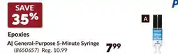 Princess Auto Epoxies General-Purpose 5-Minute Syringe offer