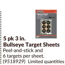 Princess Auto 5 pk 3 in. Bullseye Target Sheets offer