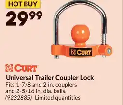 Princess Auto Universal Trailer Coupler Lock offer