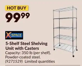 Princess Auto 5-Shelf Steel Shelving offer
