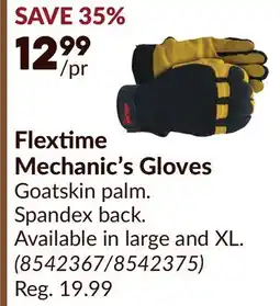 Princess Auto Flextime Mechanic's Gloves offer