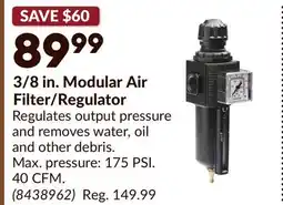 Princess Auto 3/8 in. Modular Air Filter/Regulator offer