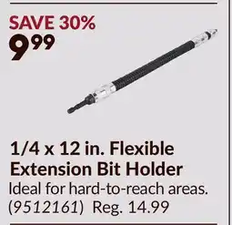 Princess Auto 1/4 x 12 in. Flexible Extension Bit Holder offer