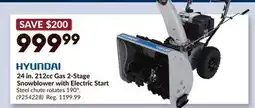 Princess Auto 24 in. 212cc Gas 2-Stage Snowblower with Electric Start offer