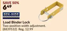Princess Auto Load Binder Lock offer