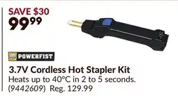 Princess Auto 3.7V Cordless Hot Stapler Kit offer