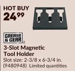 Princess Auto 3-Slot Magnetic Tool Holder offer