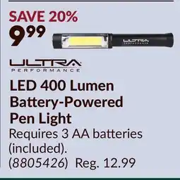 Princess Auto LED 400 Lumen Battery-Powered Pen Light offer