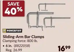 Princess Auto Sliding-Arm Bar Clamps 6 in offer