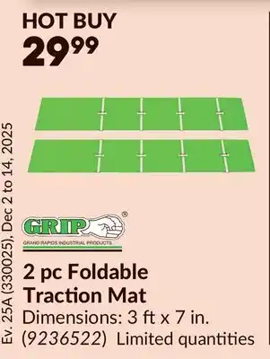 Princess Auto 2 pc Foldable Traction Mat offer