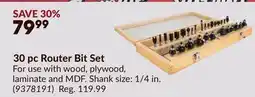 Princess Auto 30 pc Router Bit Set offer