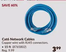 Princess Auto Cat6 Network Cables 15 ft offer